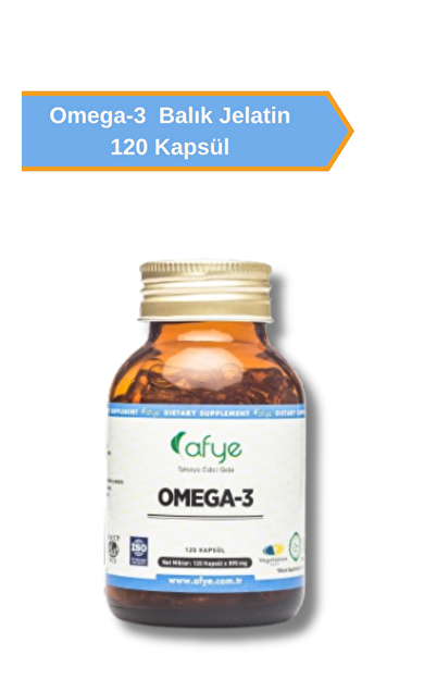 Afye Omega 3 - (120 Balık Jelatin Kapsül)